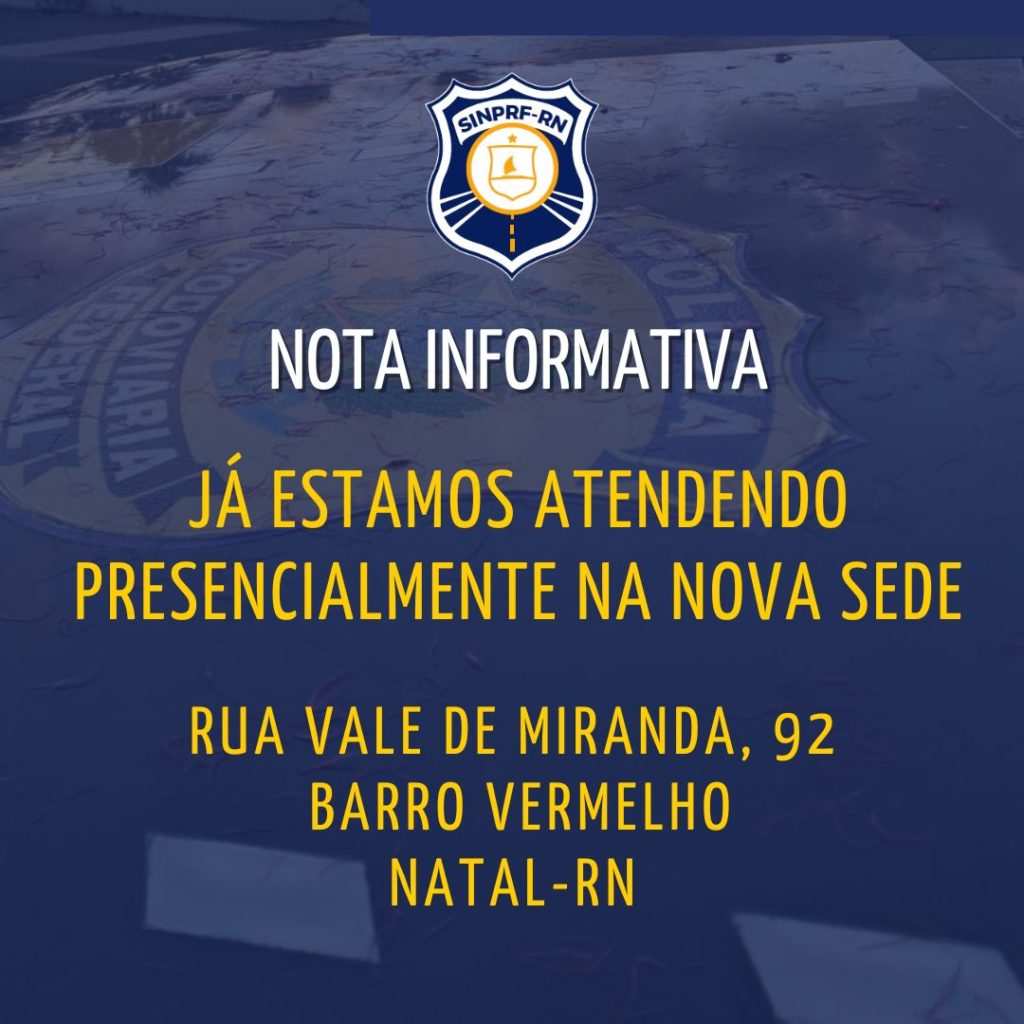 Já estamos atendendo presencialmente na nova sede