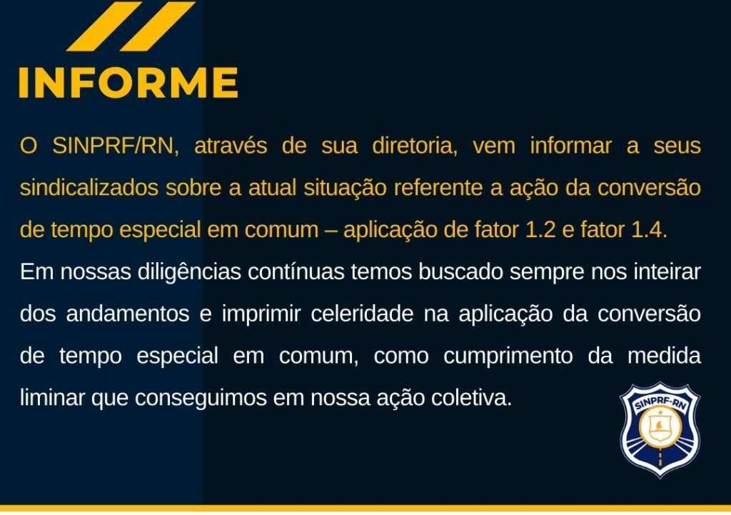 Ação da conversão de tempo especial em comum – aplicação de fator 1.2 e fator 1.4