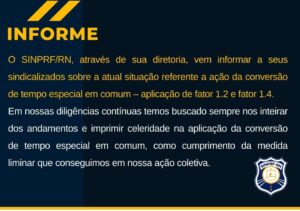 Ação da conversão de tempo especial em comum – aplicação de fator 1.2 e fator 1.4