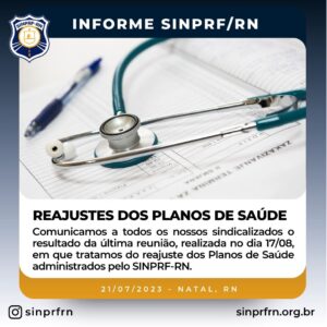 REAJUSTES DOS PLANOS DE SAÚDE