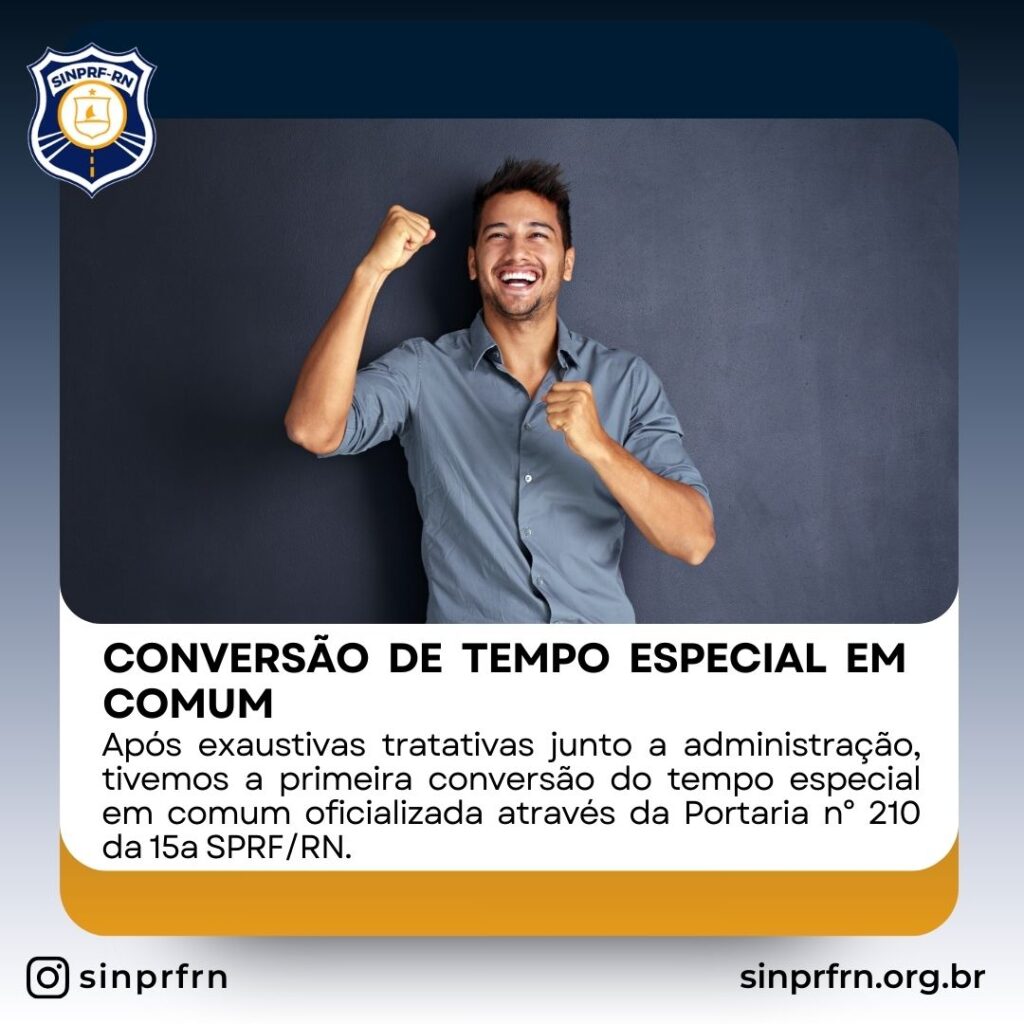 Conversão de tempo especial em comum