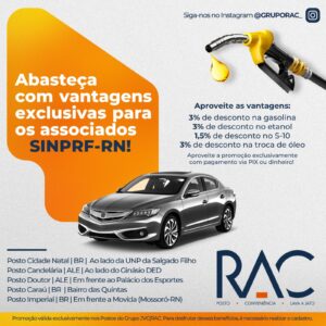 Novo Convênio: Grupo RAC – Abasteça com Desconto!