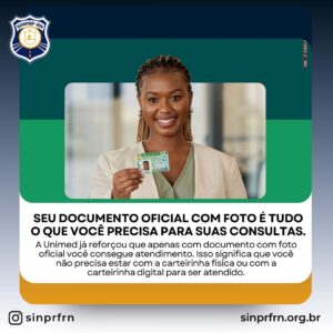 Seu documento oficial com foto é tudo o que você precisa para suas consultas