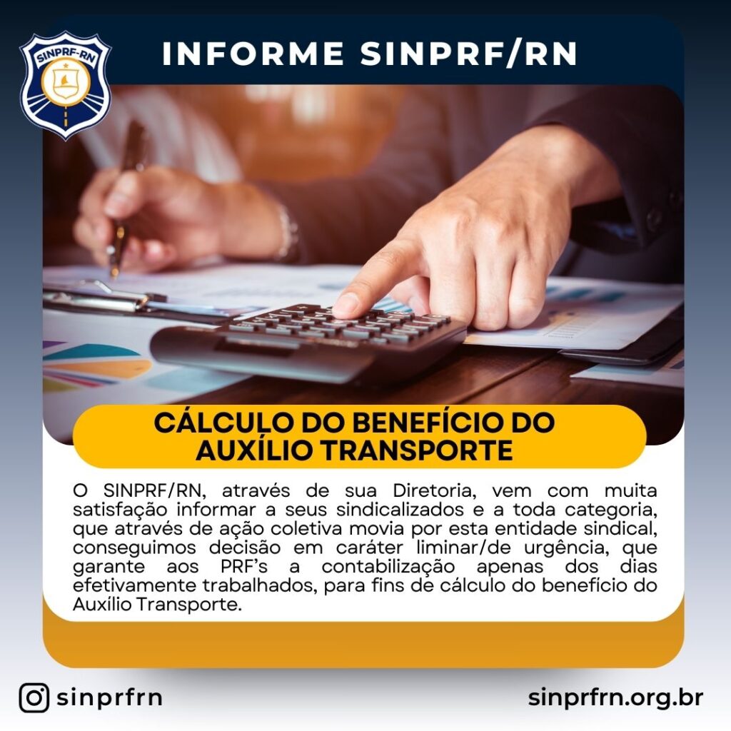 Cálculo do benefício do Auxílio Transporte