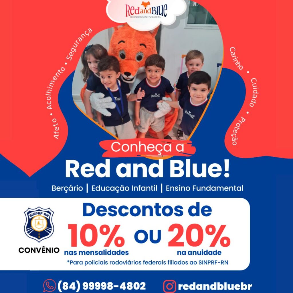 Convênio Escola Red and Blue