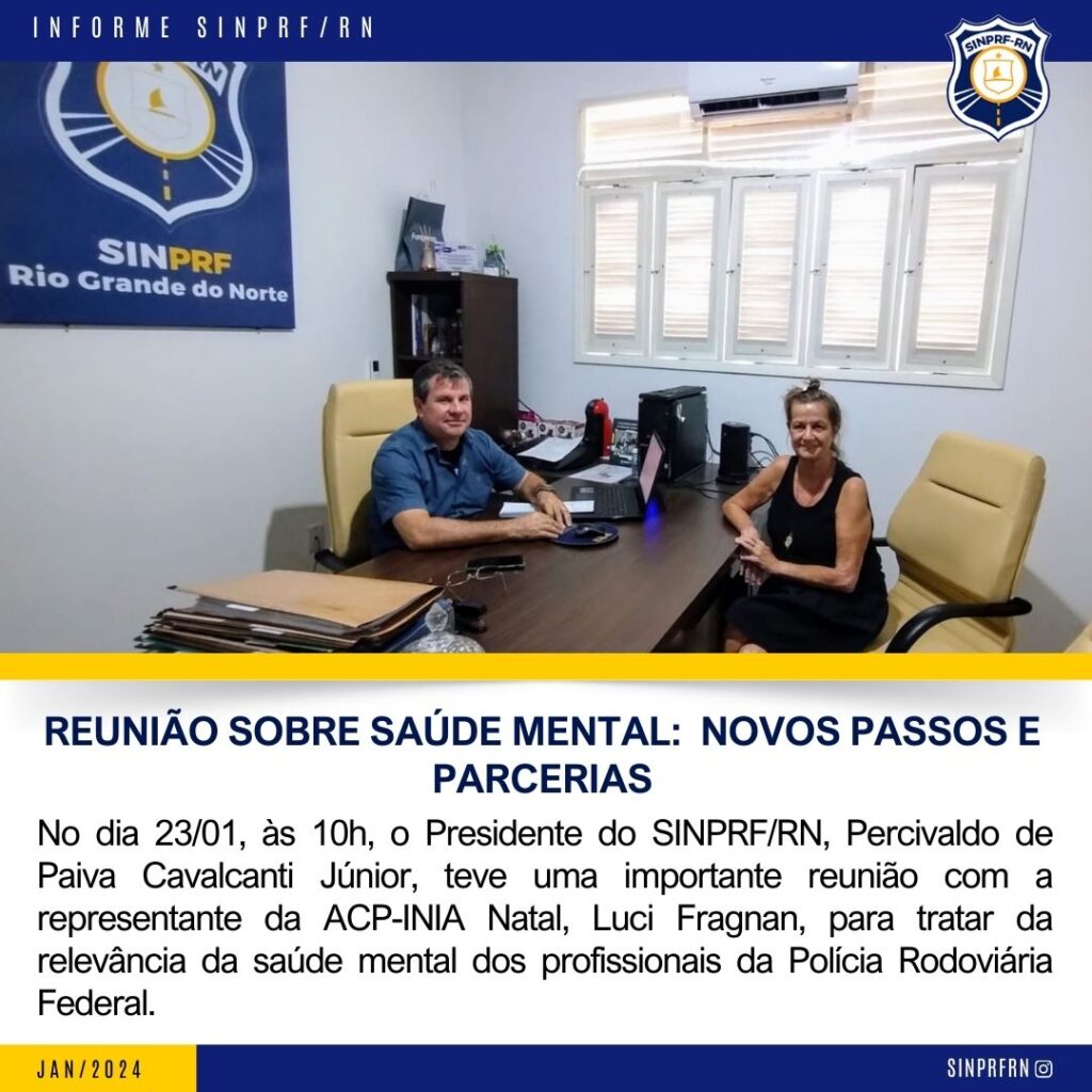 REUNIÃO SOBRE SAÚDE MENTAL: NOVOS PASSOS E PARCERIAS