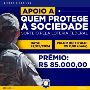 Participe comprando a rifa e propiciando condições financeiras para a defesa dos nossos heróis!