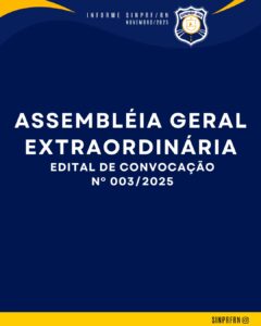 EDITAL DE CONVOCAÇÃO – ASSEMBLEIA GERAL EXTRAORDINÁRIA