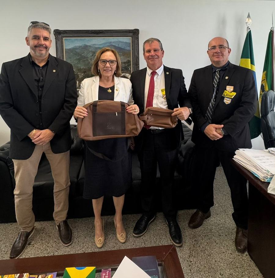 SINPRF/RN se reúne com a senadora Zenaide Maia em Brasília