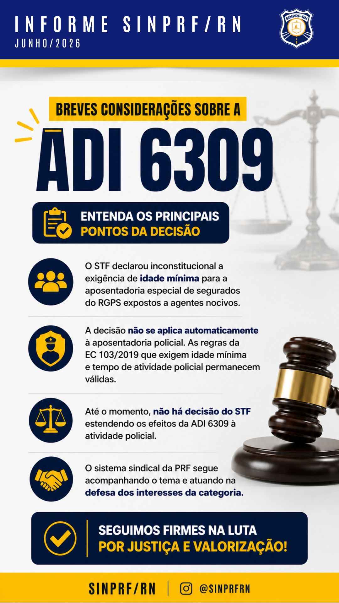 BREVES CONSIDERAÇÕES SOBRE A ADI 6309