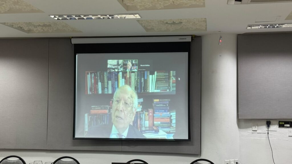 Dr. Nabor Bulhões em palestra virtual na AGE